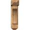 Ekena Millwork Legacy Arts and Crafts Smooth Bracket w/ Offset Brace, Western Red Cedar, 5 1/2"W x 18"D x 22"H BKT0604X18X22LEC03SWR - alternate 3